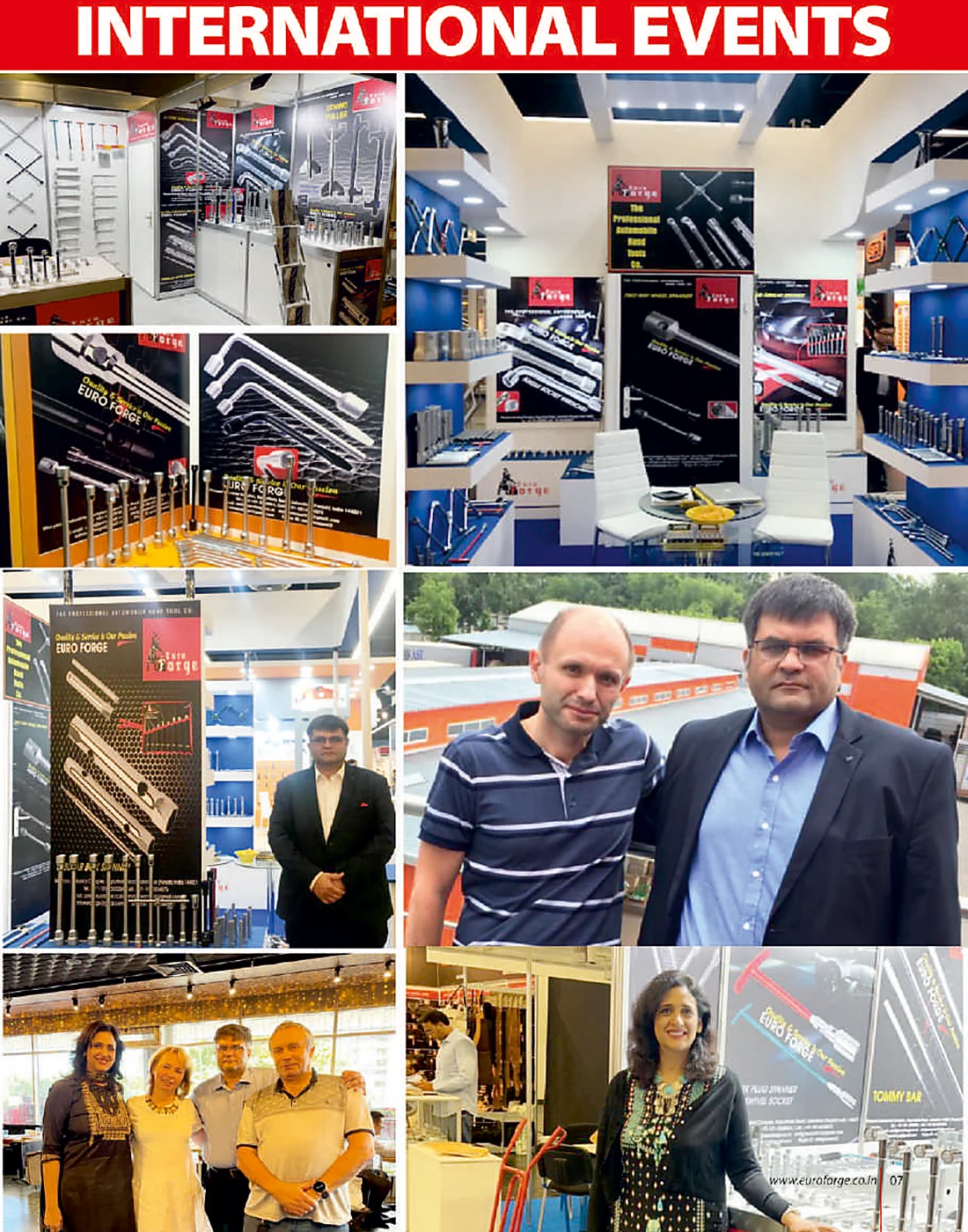Euro Forge participation in international industry events