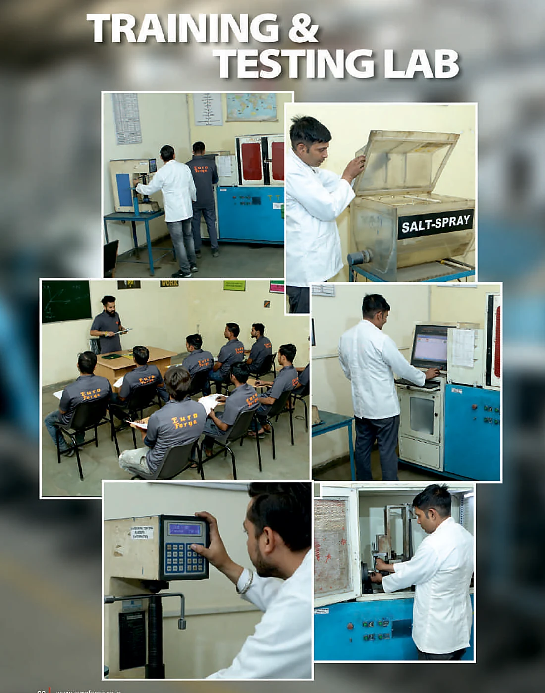 Euro Forge training and testing lab